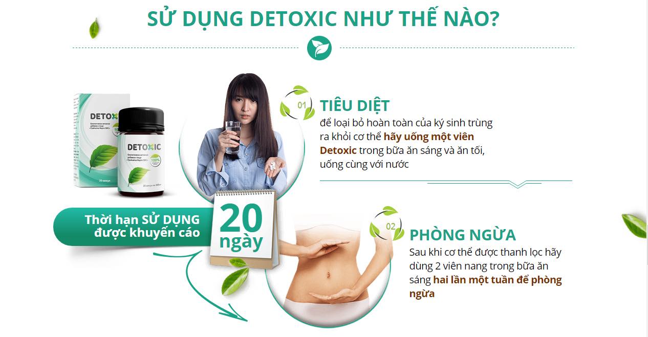 Cách dùng Detoxic