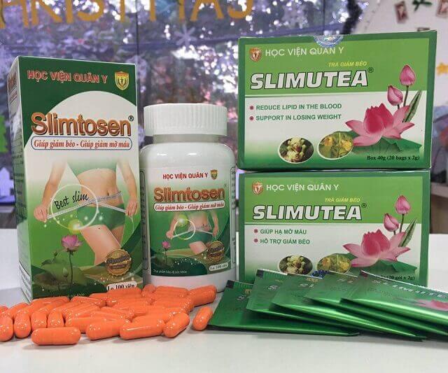 Sản phẩm trà giảm cân Học Viện Quân Y