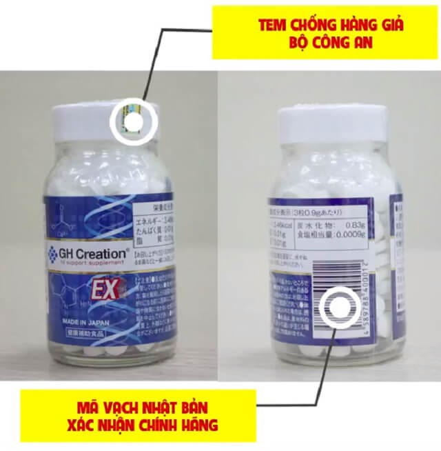Cách phân biệt GH Creation Ex thật giả