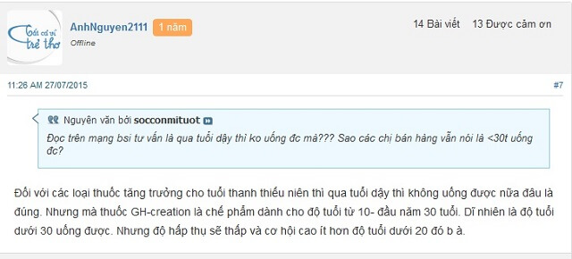 Review của khách hàng khi sử dụng GH Creation Ex