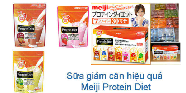 Sua Giam Can Meiji Protein Diet Cua Nhat