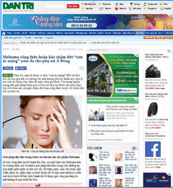 BÁO CHÍ NÓI VỀ MELASMA