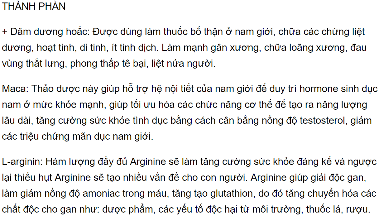 10 Thuốc Tăng Cường Sinh Lý Nam Nữ Tốt Nhất 2019 đã Kiểm - 