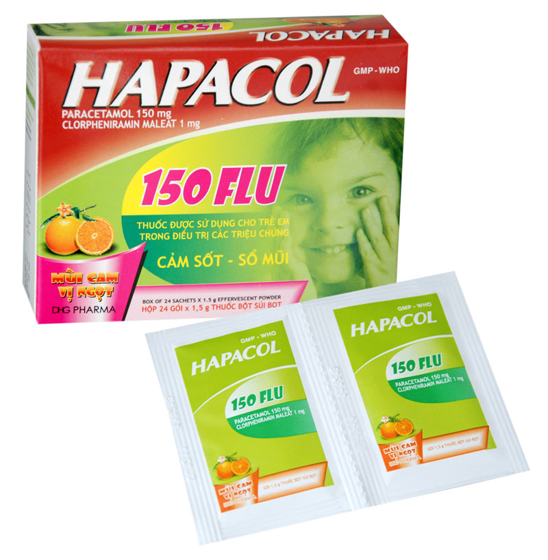 THUỐC HẠ SỐT HAPACOL