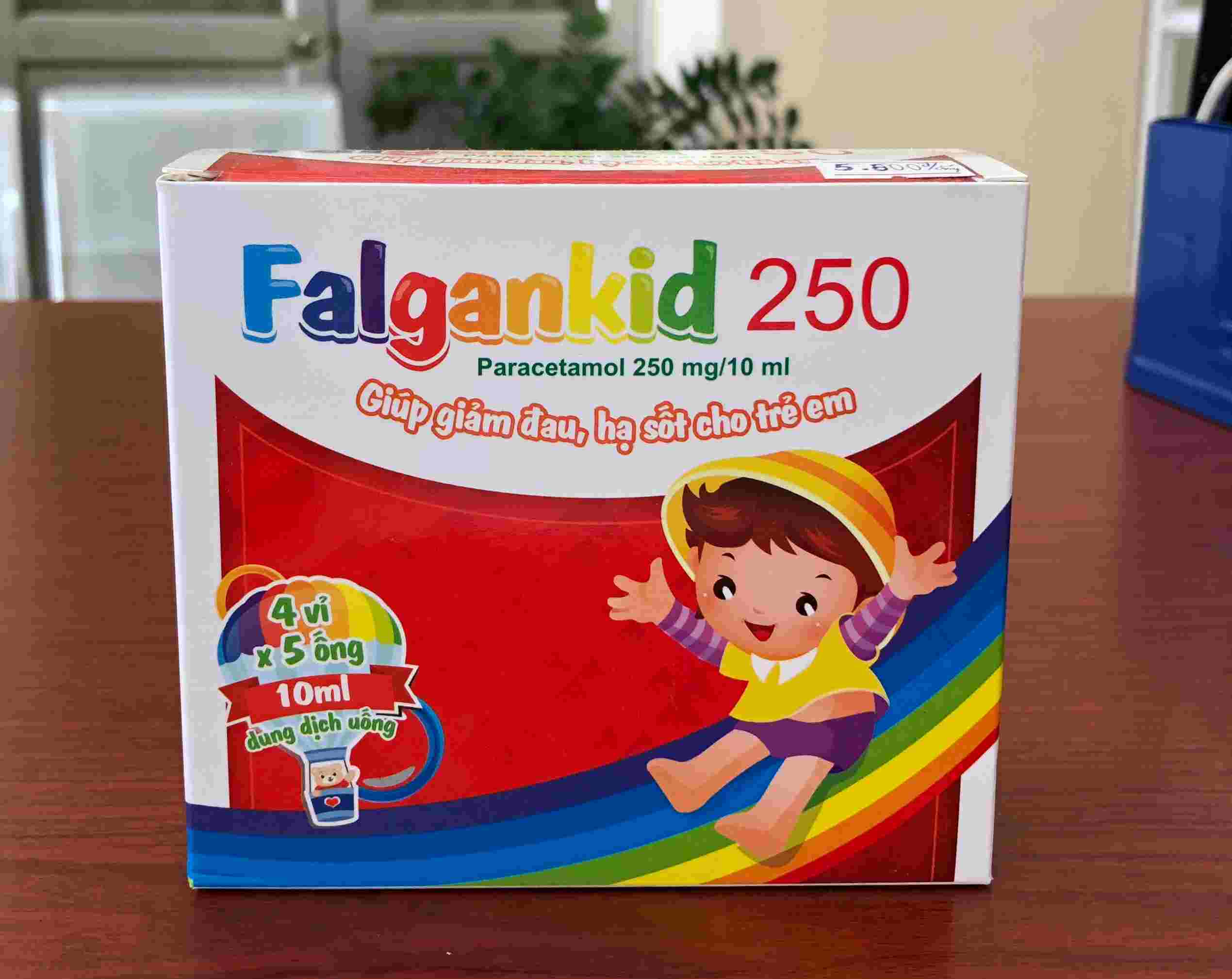 THUỐC HẠ SỐT FALGANKID 160