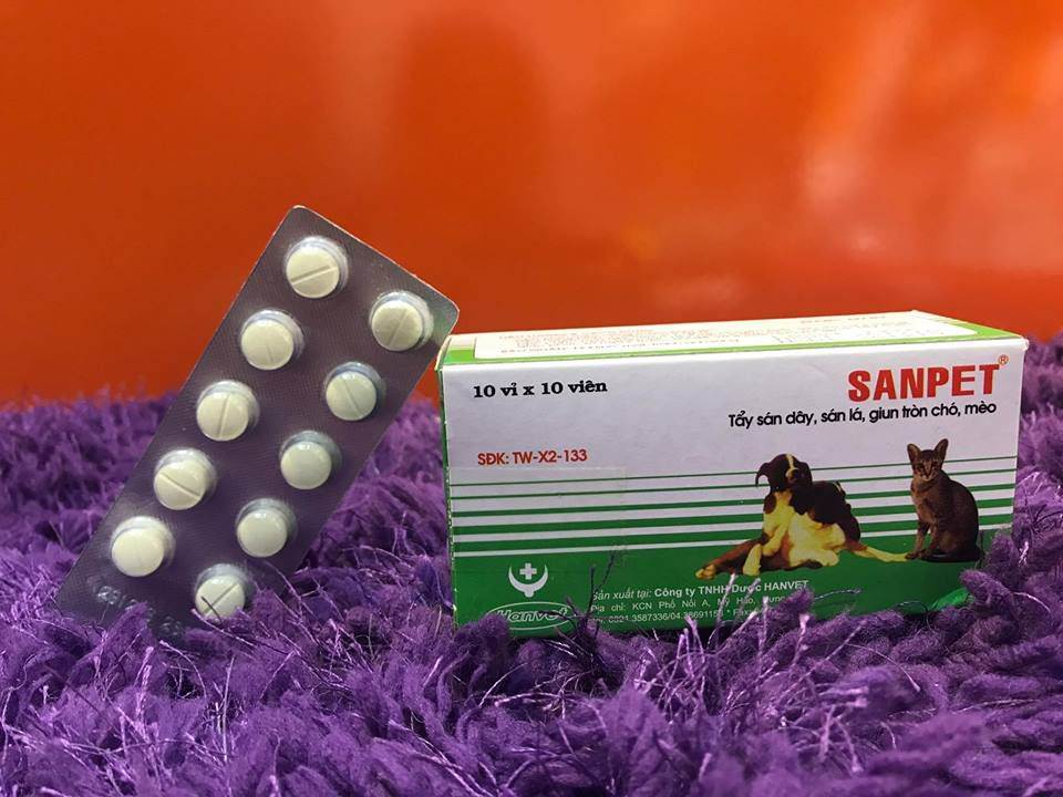 THUỐC TẨY GIUN SANPET