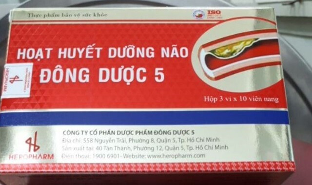 Hoạt huyết dưỡng não Đông Dược 5