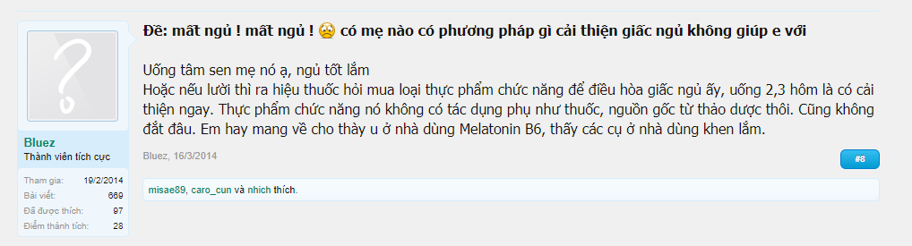 ĐÁNH GIÁ CHẤT LƯỢNG VIÊN UỐNG MELATONIN