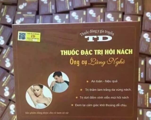 Thuốc đặc trị hôi nách &Ocirc;ng Cụ Làng Nghè