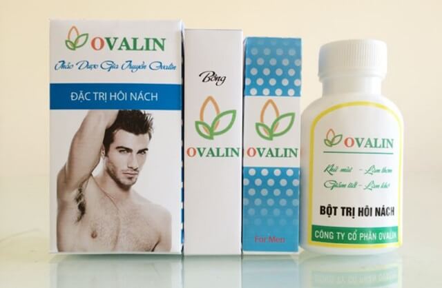Thuốc trị hôi nách Ovalin