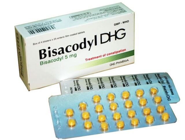 Thuốc trị táo bón Bisacodyl