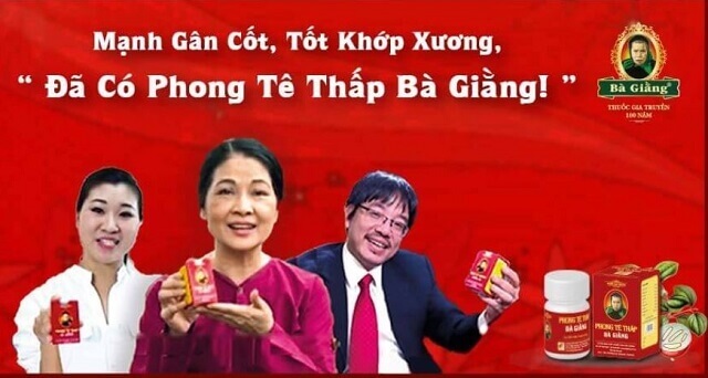 Thuốc xương khớp Bà Giằng