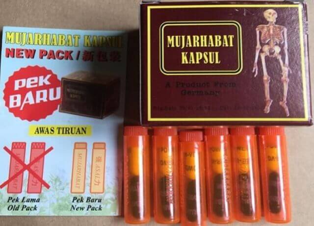 Thuốc xương khớp Malaysia Mujarhabat Kapsul