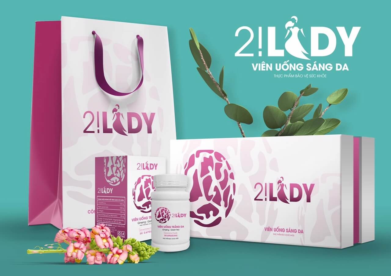 Viên uống trắng da 2 Lady