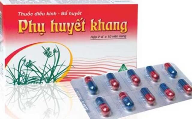 Thuốc điều hòa kinh nguyệt Phụ Huyết Khang