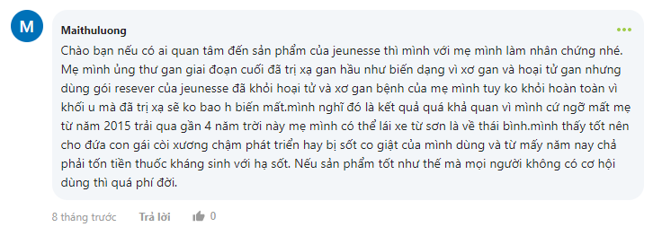 ĐÁNH GIÁ JEUNESSE RESERVE