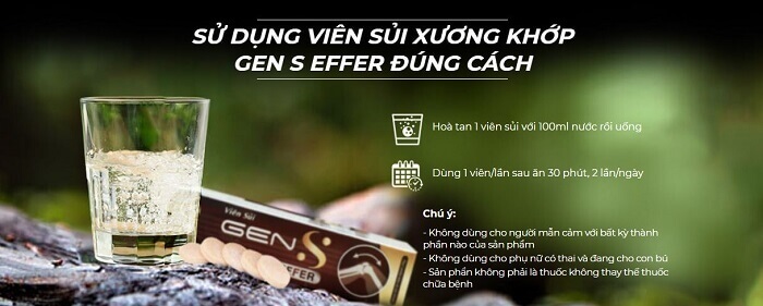 Cách dùng Gen S Effer