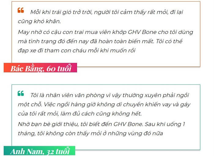 Đánh giá GHV Bone