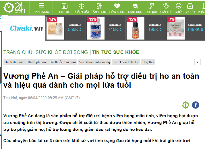 ĐÁNH GIÁ VƯƠNG PHẾ AN