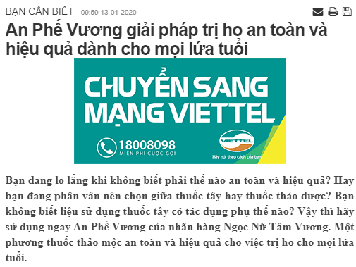 ĐÁNH GIÁ VƯƠNG PHẾ AN