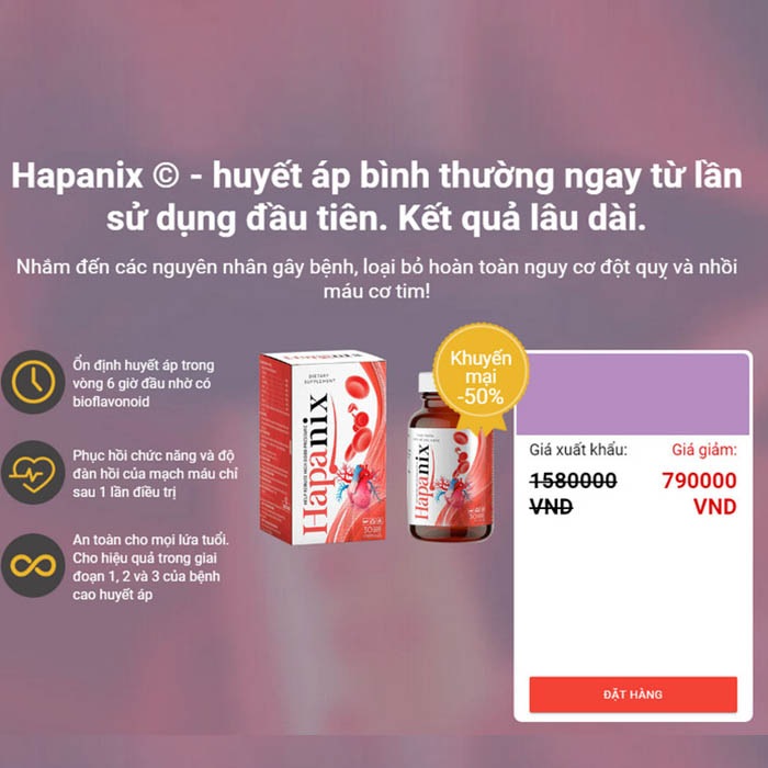 HAPANIX GIÁ BAO NHIÊU TIỀN