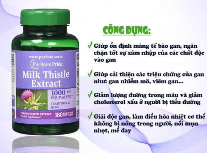 Công dụng Milk Thistle