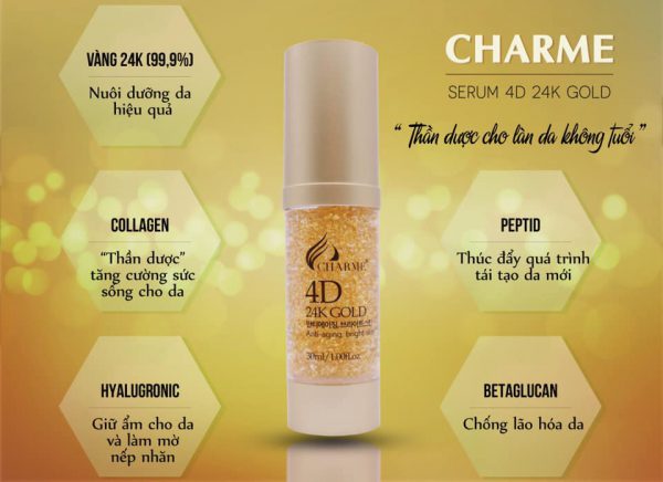 Serum vàng 24k Charme