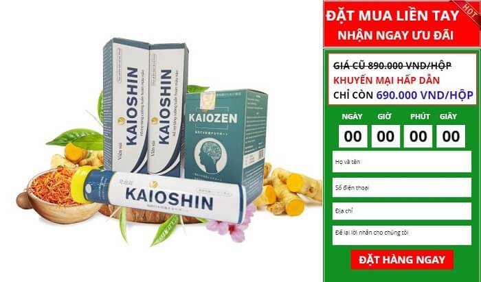 Viên sủi tiền đình Kaioshin giá bao nhiêu