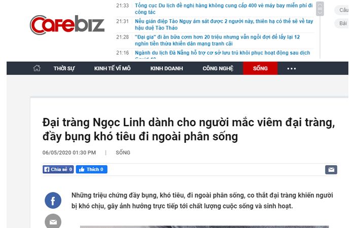 ĐÁNH GIÁ ĐẠI TRÀNG NGỌC LINH