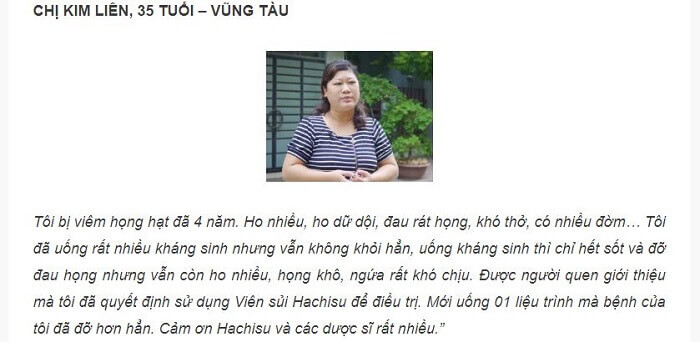 Review viên sủi Hachisu