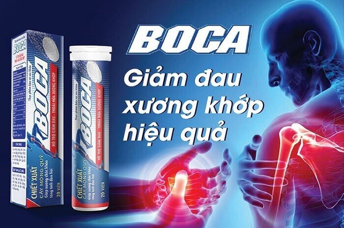 Công dụng sủi xương khớp Boca