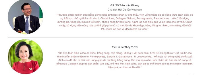 Review viên uống trắng da Ritana