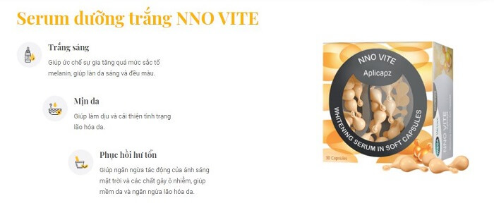 Công dụng Serum Nno Vite